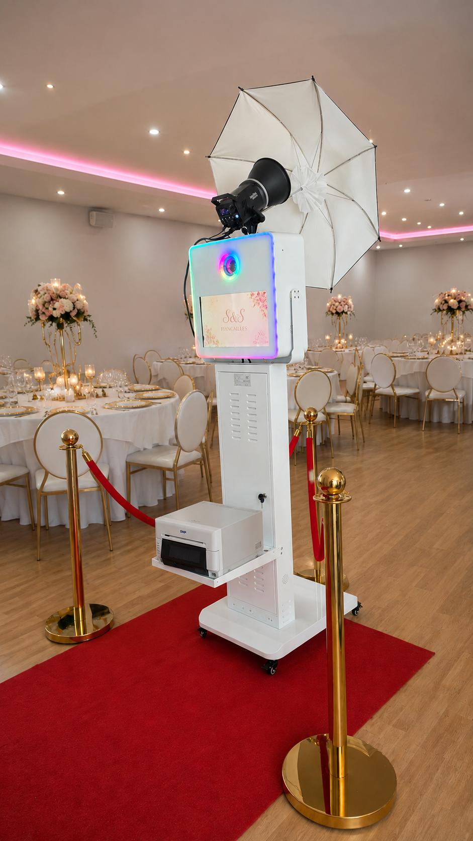 Installation Pixobooth lors d’un mariage ou d’un événement